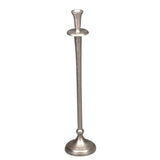 Aluminium Round Candle Holder (s) - Silver