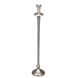Aluminium Round Candle Holder (m) - Silver