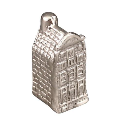 Aluminium House Decorative Sculpture - Silver - 40 X 40 X 100