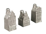 Aluminium House Decorative Sculpture - Silver - 40 X 40 X 100