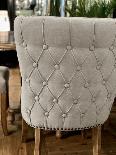 Charleston Buttoned Back Dining Chair - 580 X 600 X 800