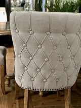 Charleston Buttoned Back Dining Chair - 580 X 600 X 800