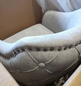 Charleston Buttoned Back Dining Chair - 580 X 600 X 800