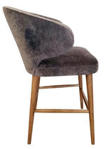Venus Barstool Grey Chenille - Seat Height 650