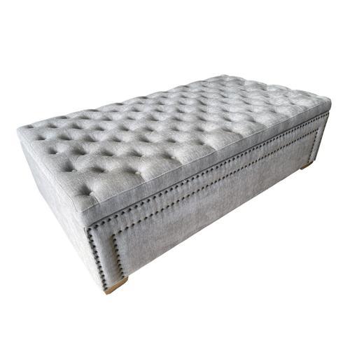 Oversized Ottoman - Grey