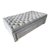 Oversized Ottoman - Grey
