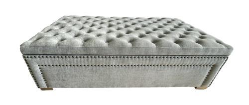Oversized Ottoman - Grey