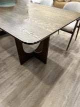 Cellini Dining Table - Ashwood Solid Base with Ashwood + Veneer Top