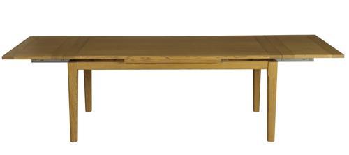Atlas Ash Extension Dining Table - 500mm Ext At Each End