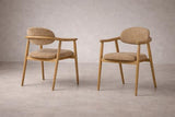 Cellini Dining Chair - Natural Ash Wood - 565x558x780; Seat Height: 460mm