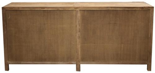 Elm Sideboard 4 Door, Mirrored Doors - 1950 X 450 X 900