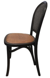Dining Chair Black Chinese Oak - 430 X 480 X 880
