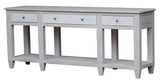 Sand / Antique White Console Table - 2090 X 480 X 850