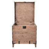 Reclaimed Oak Trunk Sidetable - Reclaimed Natural Oak