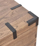 Reclaimed Oak Trunk Sidetable - Reclaimed Natural Oak