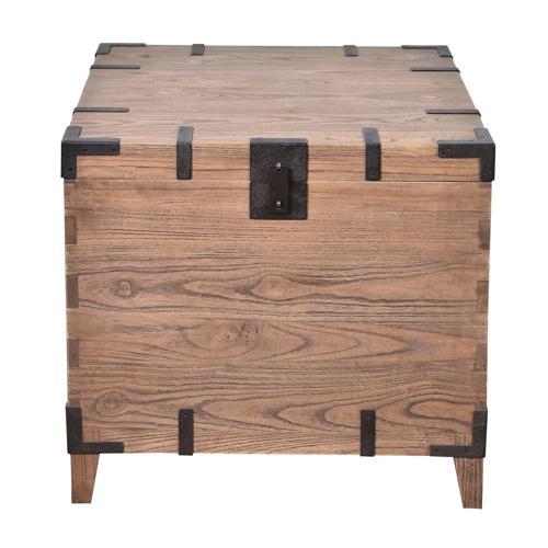 Reclaimed Oak Trunk Sidetable - Reclaimed Natural Oak