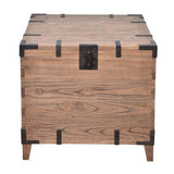 Reclaimed Oak Trunk Sidetable - Reclaimed Natural Oak