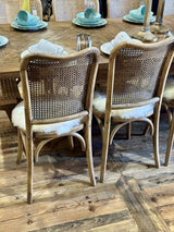 Cane Back Dining Chair - Oak - 460 X 540 X 950