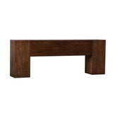 Doveteail Block Console Antique Elm Reclaimed Elm