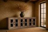 Byron Oak Sideboard - Reclaimed Oak - 2260 X 450 X 800