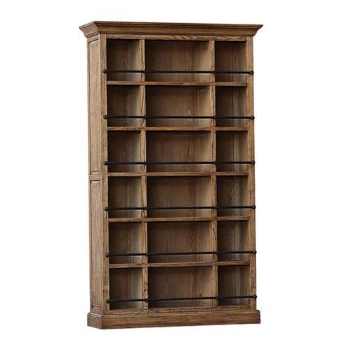 Nomad Bookcase - Reclaimed Elm - 1300 X 400 X 2200