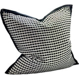 Snugg & Co. Cushion Cover - Jacquard Cushion Cover - Black White Jacquard