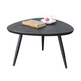 Wooden Side Table - Black - 560 X 560 X 340