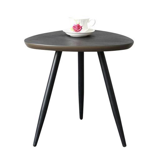 Wooden Side Table - Black - 440 X 440 X 450