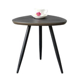 Wooden Side Table - Black - 440 X 440 X 450