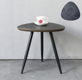 Wooden Side Table - Black - 440 X 440 X 450