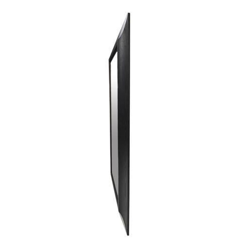 Black Oak Rectangle Wall Mirror - Oak Veneer / MDF