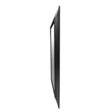 Black Oak Rectangle Wall Mirror - Oak Veneer / MDF