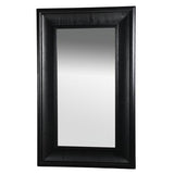 Black Walnut Rectangle Floor Mirror - Oak Veneer / MDF