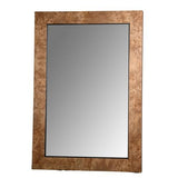 Burl Walnut Rectangle Mirror - Veneer / MDF