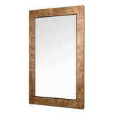 Burl Walnut Rectangle Mirror - Veneer / MDF
