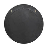 Walnut Round Mirror - Veneer / MDF - 1520x1520x55; 28kgs