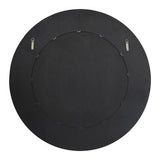 Walnut Round Mirror - Veneer / MDF - 1100x1100x60; 13kgs