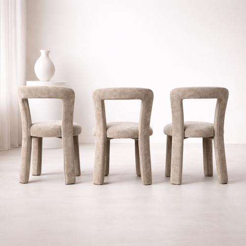 Berlin Dining Chair - Mink - 460 X 570 X 795