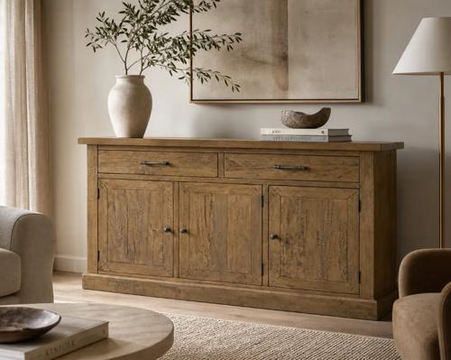 Bosquet 3 Door / 2 Drawrer Buffet - Mango Rustic Light