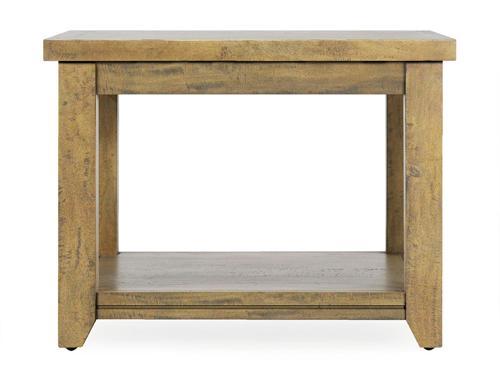 Bosquet Lamp Table - Rustic Light - 600 X 600 X 450