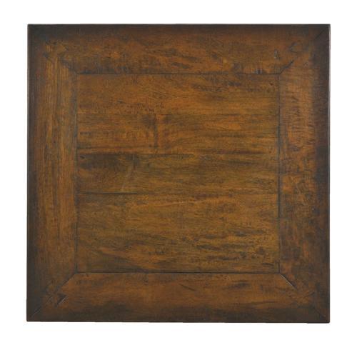 Bosquet Lamp Table - Rustic Dark - 600 X 600 X 450