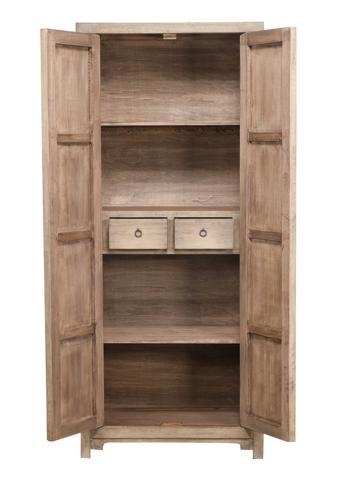 Lotus & Jade Tall 2 Door Cabinet - Poplar - 850 X 450 X 2000