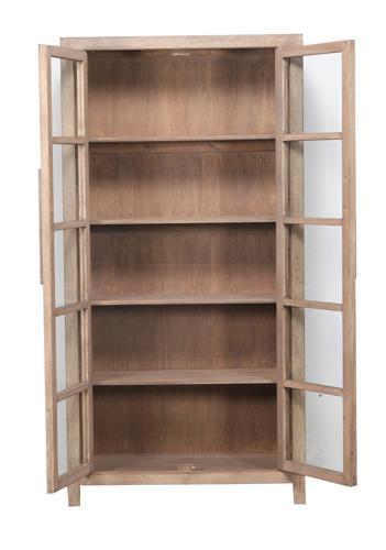 Lotus & Jade Tall 2 Door Display Cabinet - Reclaimed Pine