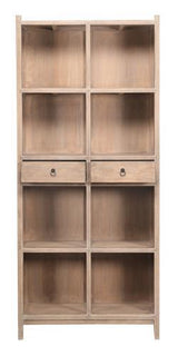 Lotus & Jade Tall Display Cabinet - Reclaimed Pine