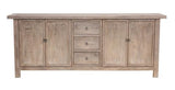 Lotus & Jade 4 Door 3 Drawer Buffet - Reclaimed Pine
