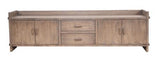 Lotus & Jade Entertainment Cabinet - Ash Wood