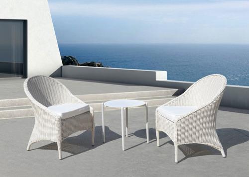 Noosa Outdoor Wicker Withoutdoor Seat Cushion - White