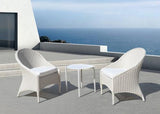 Noosa Outdoor Wicker Withoutdoor Seat Cushion - White