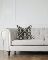 Cushion Cover - Pineapple - Dark Grey / Natural - 550 X 550
