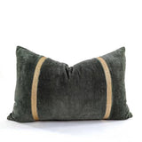 Cushion Cover - Braid - Green / Gold - 400 X 600